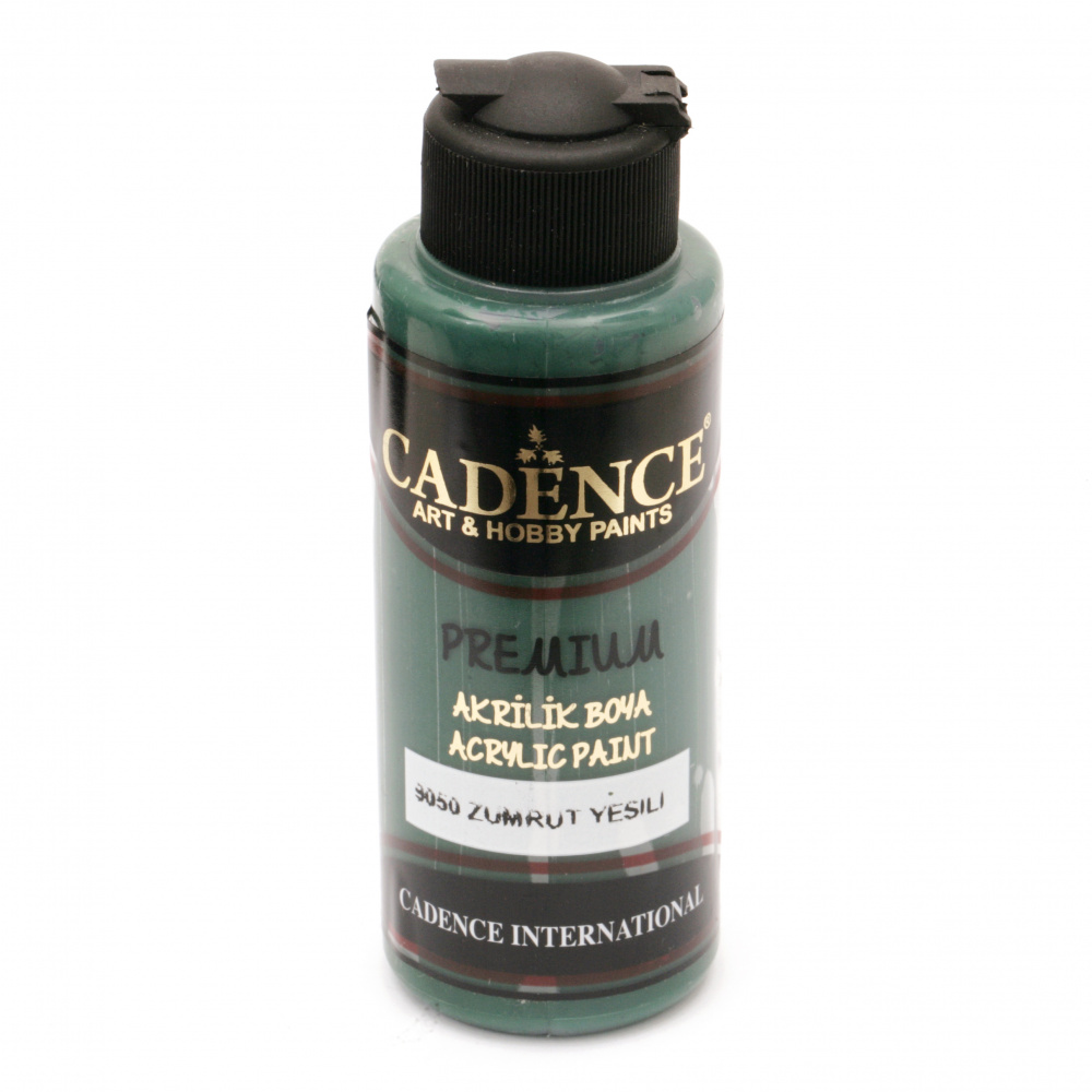 Acrylic Paint, Emerald Green, Cadence Premium, 120 ml