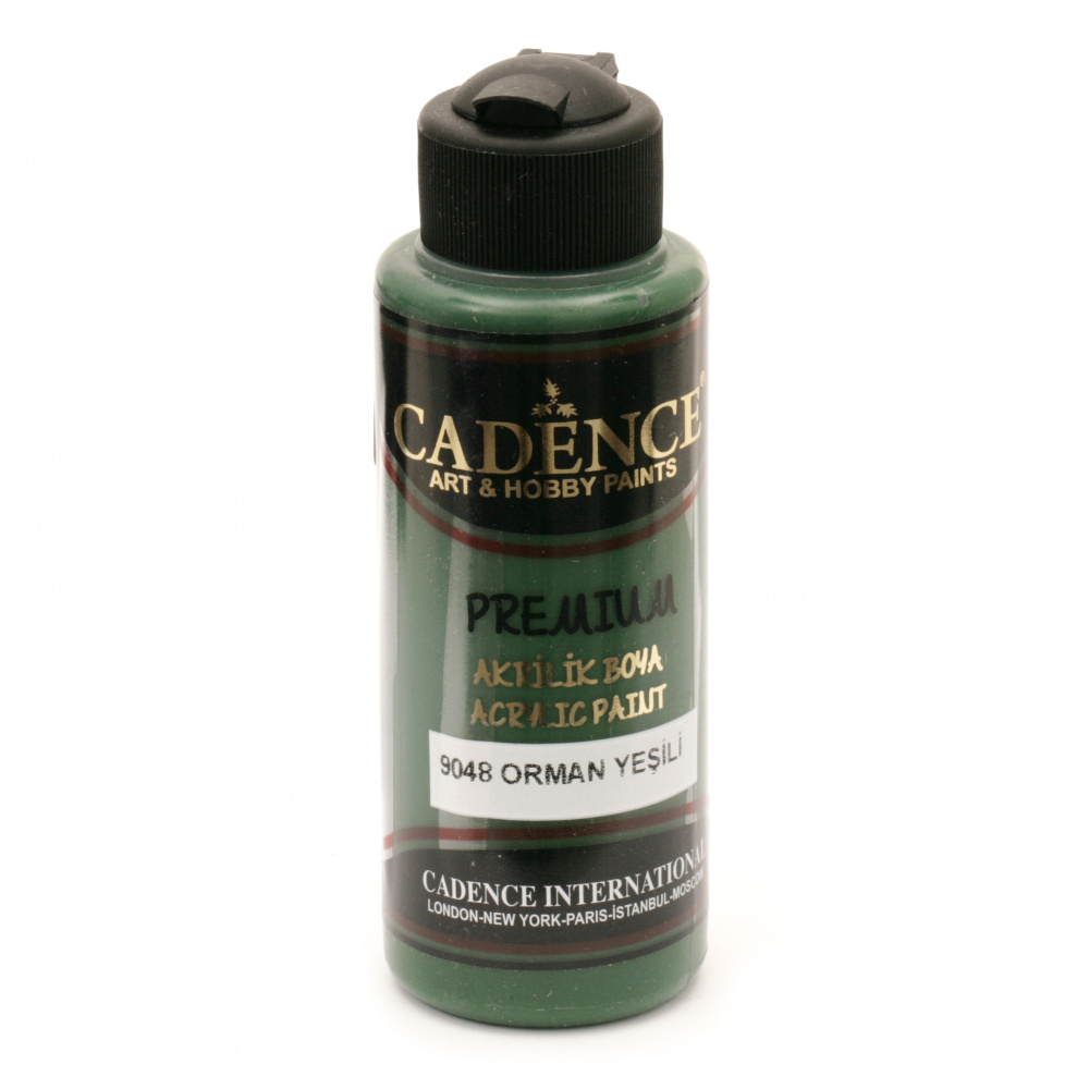 Acrylic Paint, Forest Greenlow Color, Cadence Premium, 120 ml
