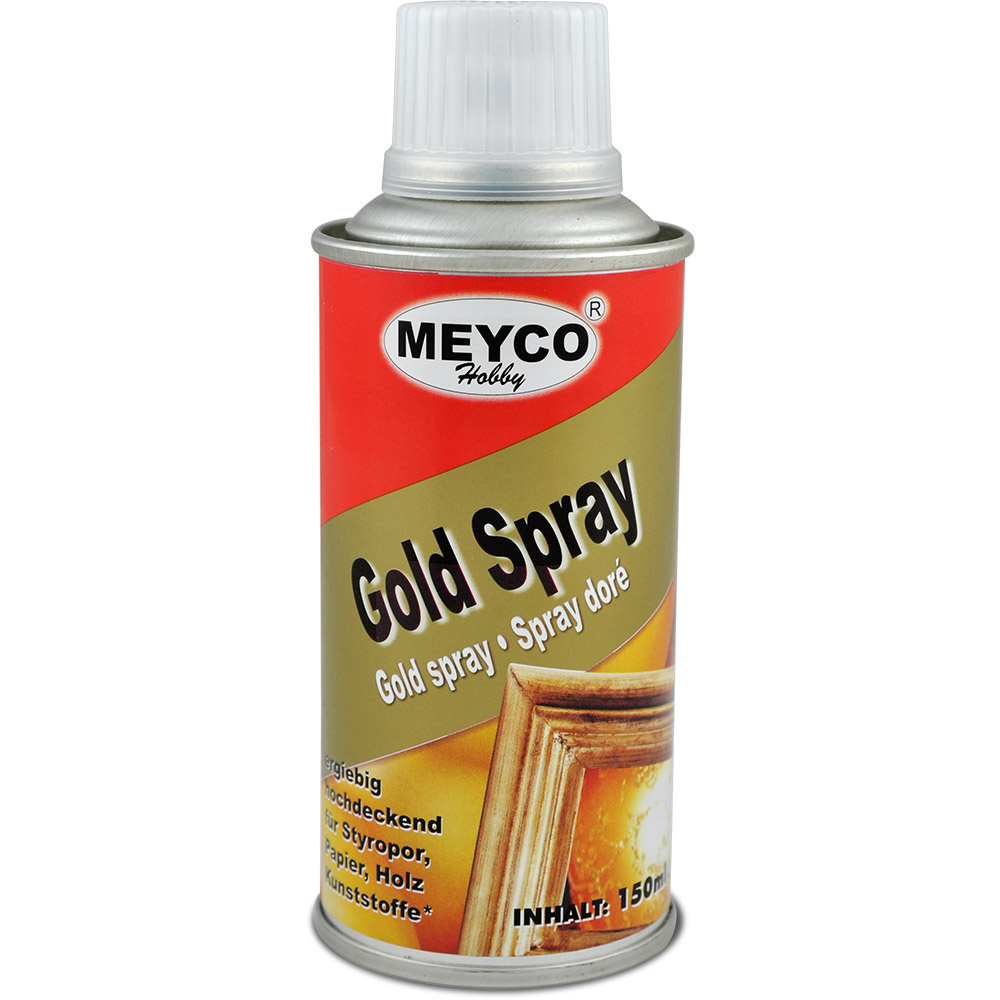 Μεταλλικό σπρέι MEYCO Gold Spray 150 ml χρυσό