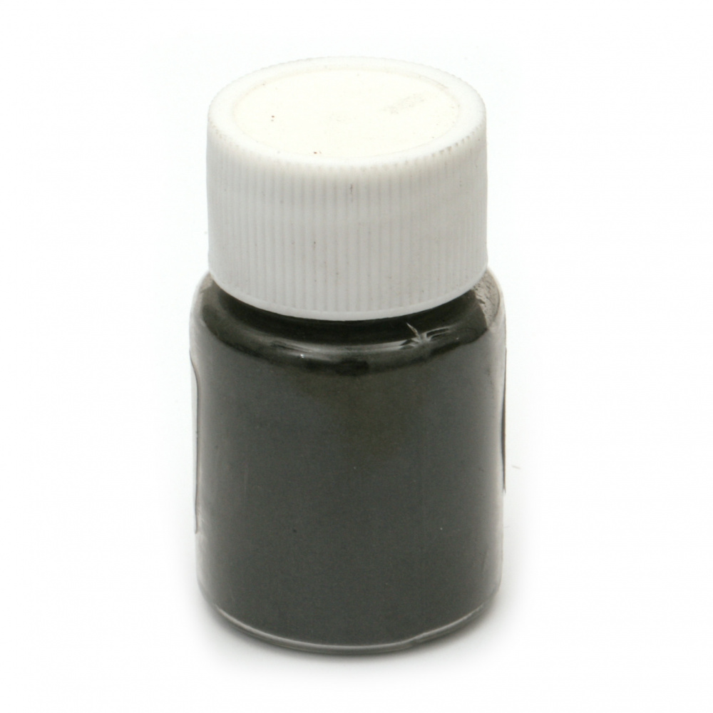 RESIN Pearl Pigment Dye Powder in a jar 25 ml.- black