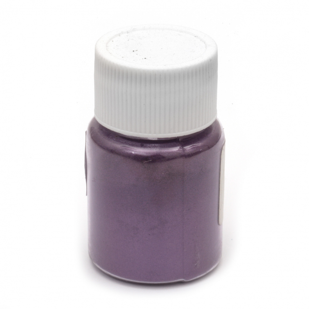 Colorant pentru rășină perlă pulbere 25 ml într-un borcan-violet