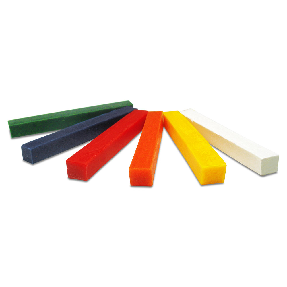 Set of wax sticks for modeling 1x1x9 cm Meyco 6 colors