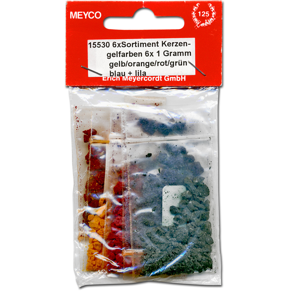 Coloring wax-based concentrate for gel for candles Meyco purple -4 grams