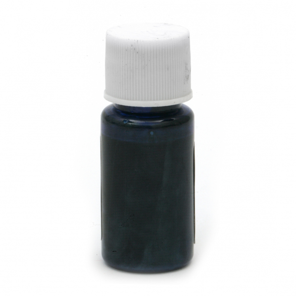 Перлен оцветител (пигмент) за смола на маслена основа цвят кралскосин -10 мл