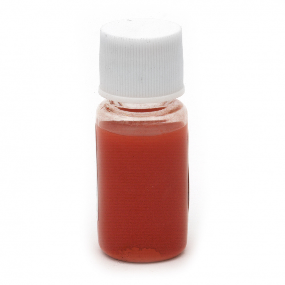 Πορτοκαλοκόκκινη Χρωστική για ρητίνη/ υγρό γυαλί οινοπνεύματος -10 ml