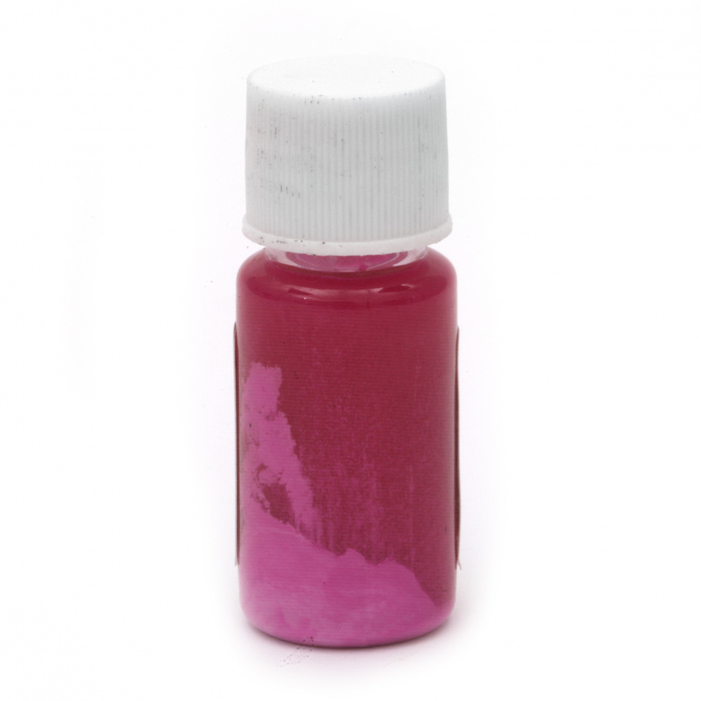 Оцветител (пигмент) за смола за заскрежен ефект на алкохолна основа цвят циклама -10 мл