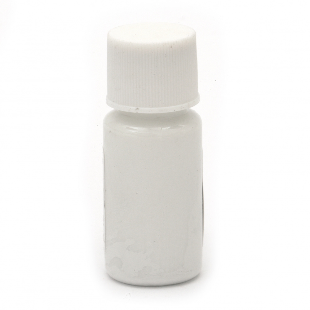 Λευκή Χρωστική για ρητίνη/ υγρό γυαλί οινοπνεύματος -10 ml