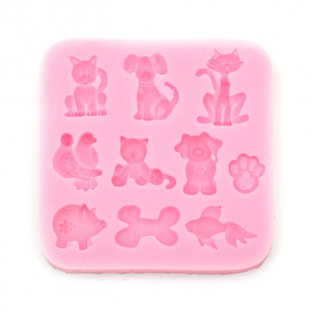 Silicone Mold / Form / Pets, 83x83x11 mm