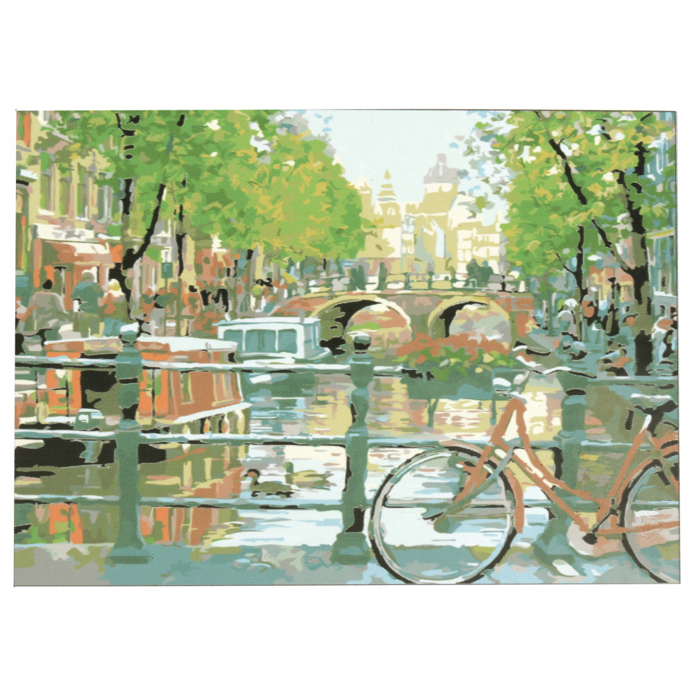 Комплект рисуване по номера 30x40 см -Амстердам Ms9306