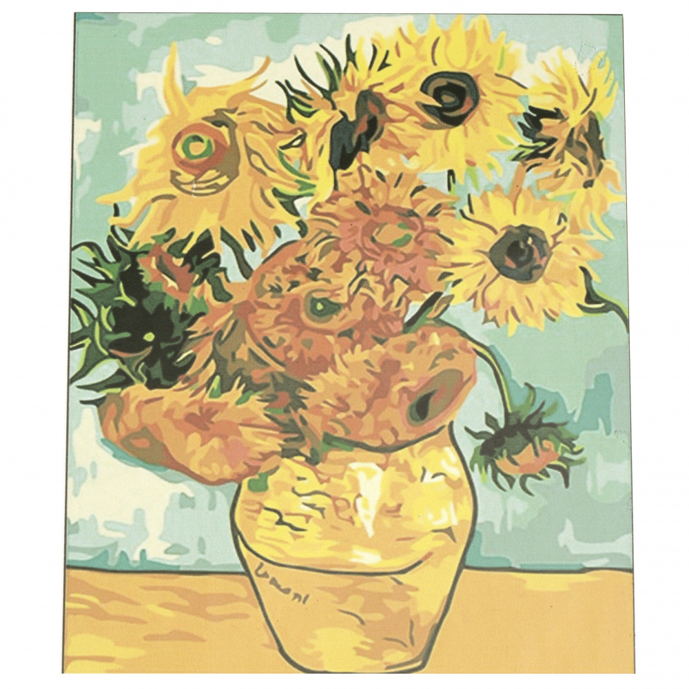 Set pictură după cifre 40x50 cm - Floarea soarelui Ms8289