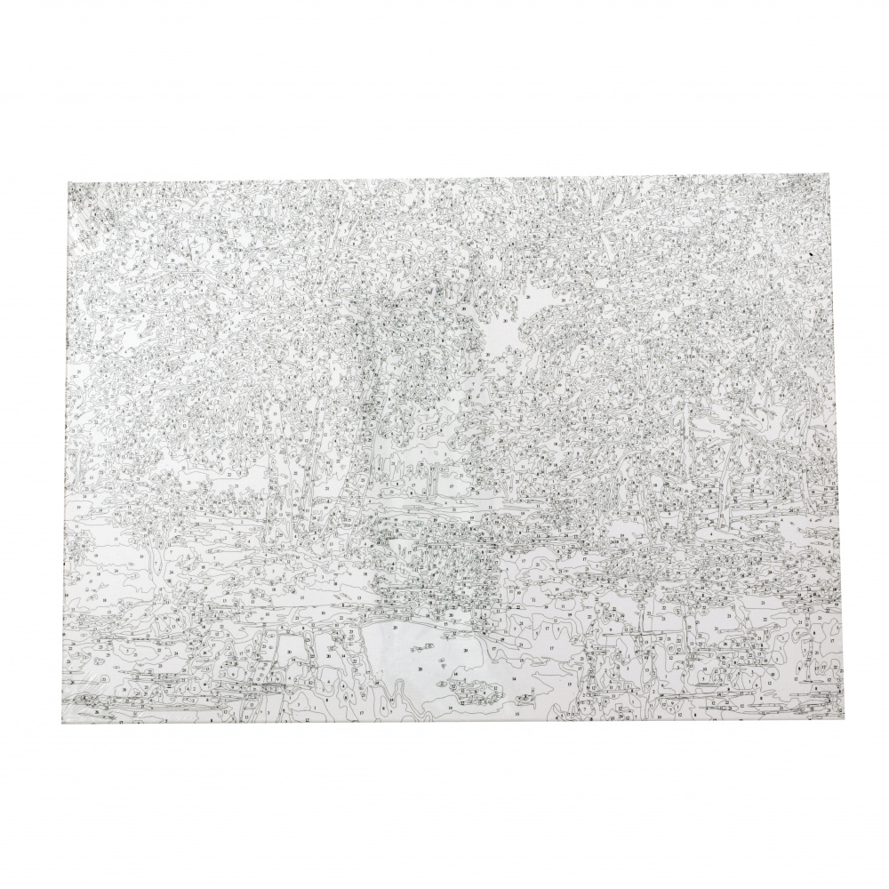 Σετ ζωγραφικής με αριθμούς 40x50 cm - Φθινοπωρινό τοπίο Ms8478