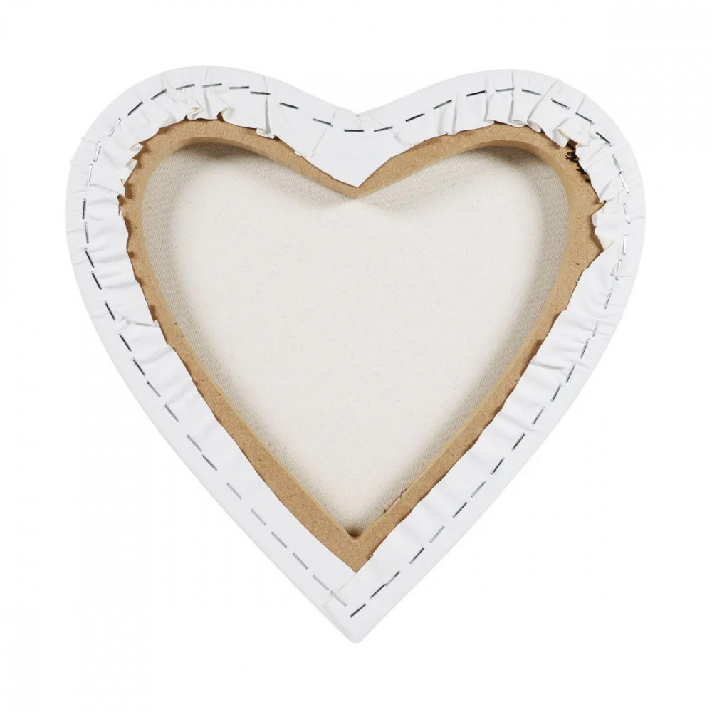 Καρδιά ασταρωμένος καμβάς με τελάρο Mont Marte Canvas Heart Shaped 30x30 cm