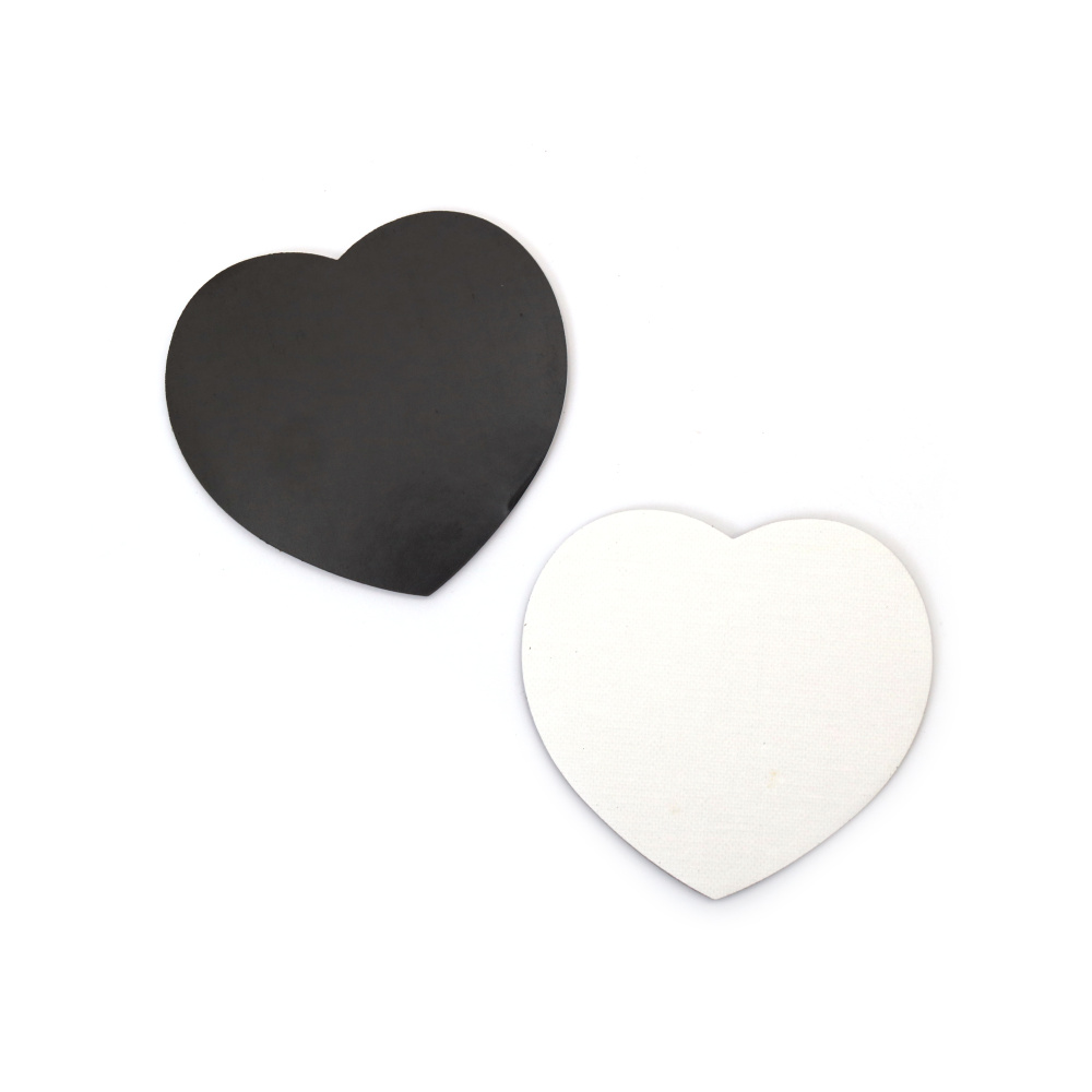 Plăci magnetice pentru artă în formă de inimă – 10x10 cm, set de 4 – suprafață netedă pentru pictură și decorare, perfecte pentru proiecte craft pentru copii, cadouri DIY și decor pentru casă