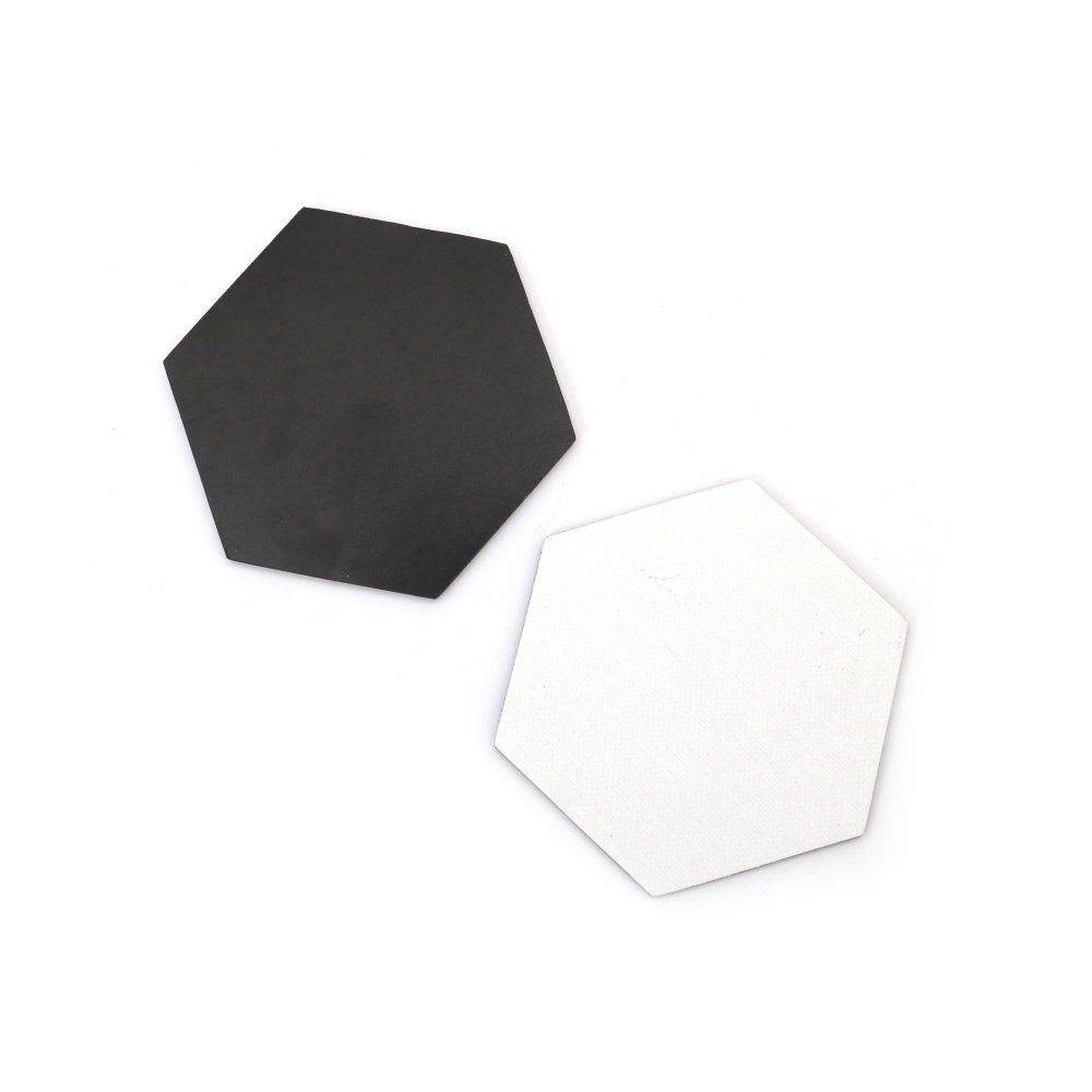 Plăci magnetice hexagonale pentru artă, 10x10 cm, set de 4 - suprafață netedă pe suport pentru pictură și decorare, perfecte pentru lucru manual cu copiii, hobby și decor DIY pentru casă