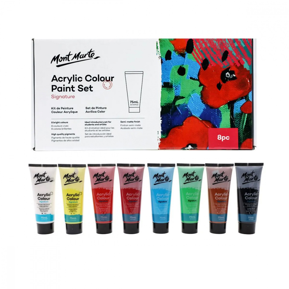 mont marte acrylic artist paint set