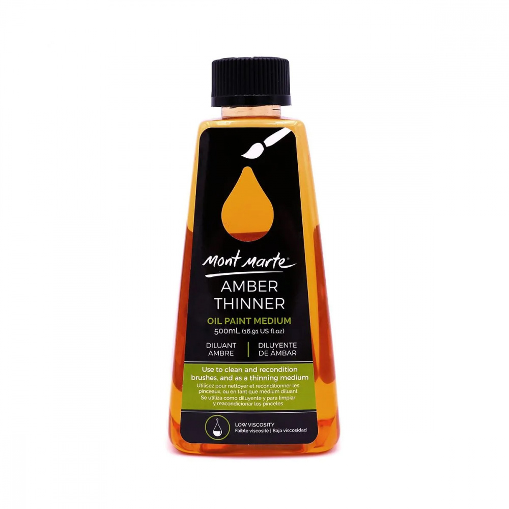 Thinner / medium για λαδομπογιά MM Oil Medium Amber Thinner Natural Premium 500 ml
