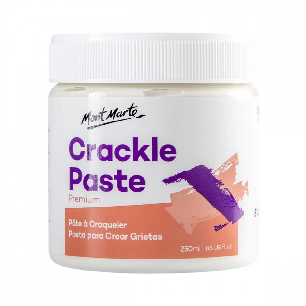 Pasta crackle pentru vopsele acrilice si ulei MM Crackle Paste 250 ml