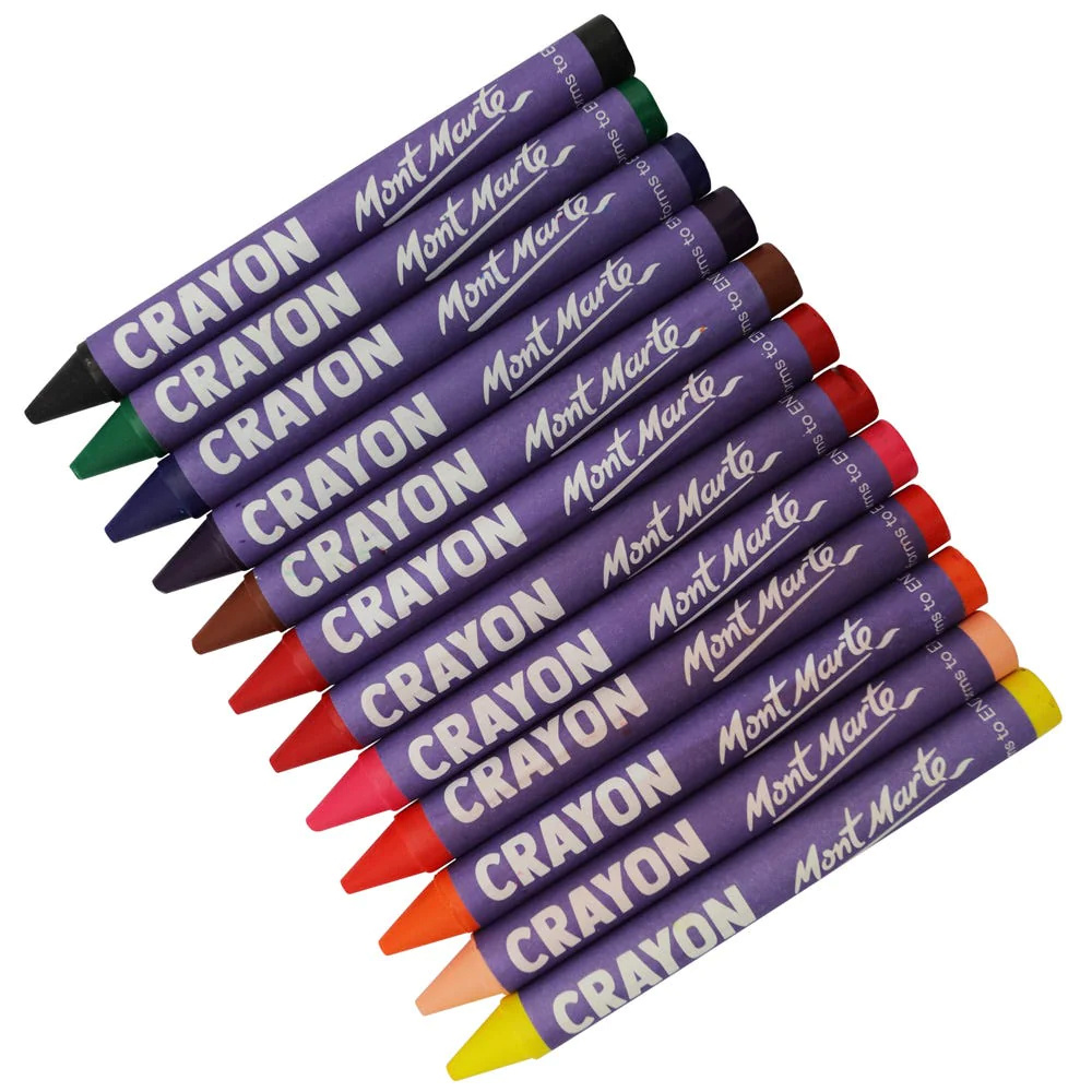 Jumbo Crayons Set MM 12-Pack