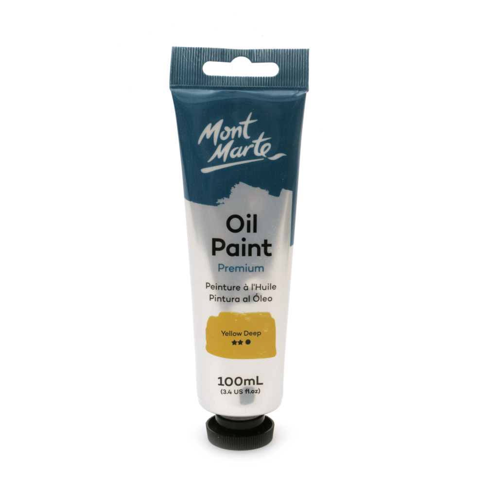 Oil Paint MONT MARTE Premium / 100 ml - Yellow Deep 