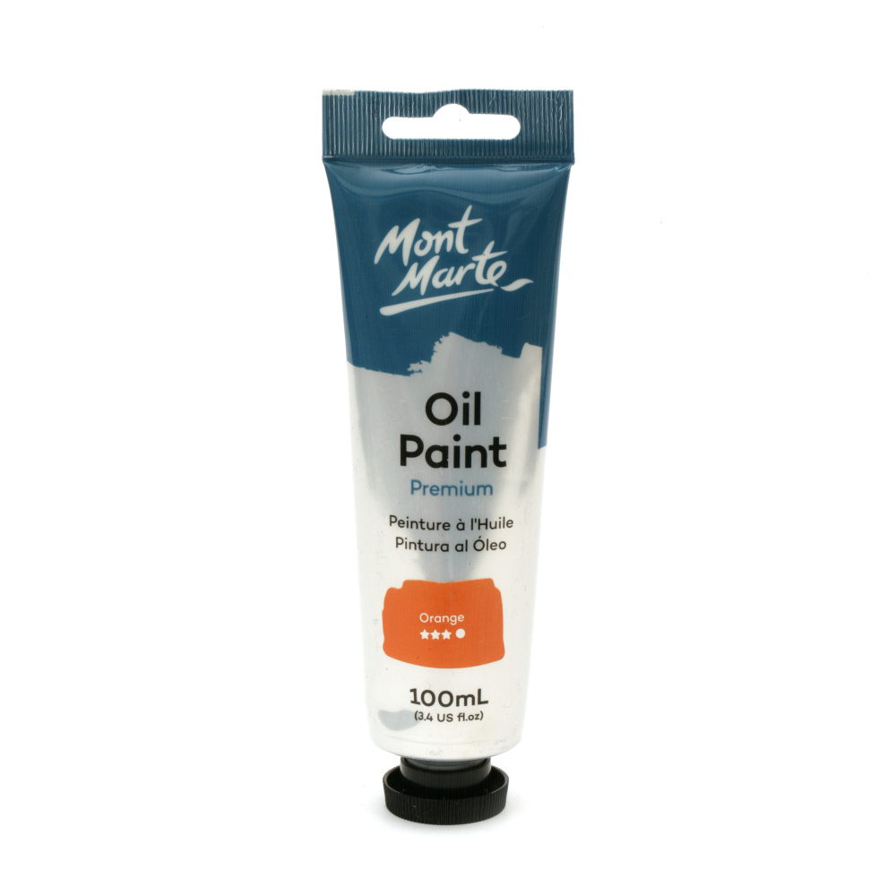 Oil Paint MONT MARTE Premium / 100 ml - Orange 