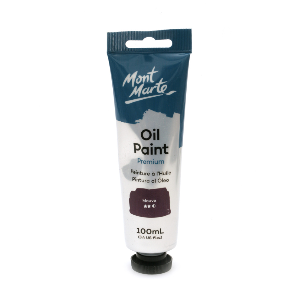 MONT MARTE Oil Paint Premium / 100 ml - Mauve (Purple)