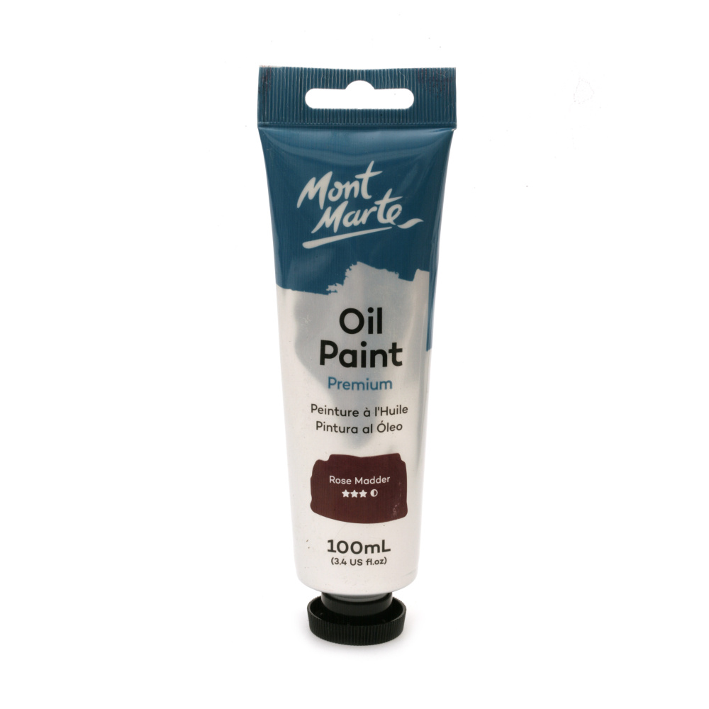 MONT MARTE Oil Paint Premium / 100 ml - Rose Madder (Pink)