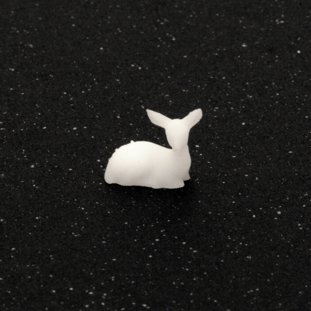 Figurina de cerb 3D / accesoriu micro-peisaj tridimensional pentru instalare in rasina epoxidica 8 mm