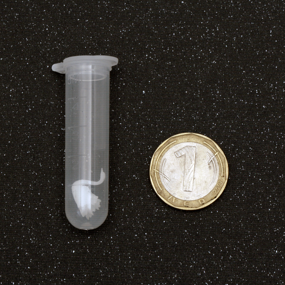 Figurina lebada 3D / micro accesoriu tridimensional pentru instalare in rasina epoxidica 12,9x12,5 mm