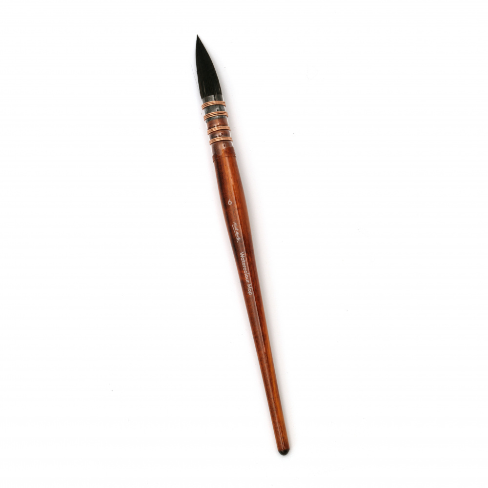 Кръгла четка моп за акварелни бои от висококачествени синтетични влакна MM Watercolour Mop Brush № 6