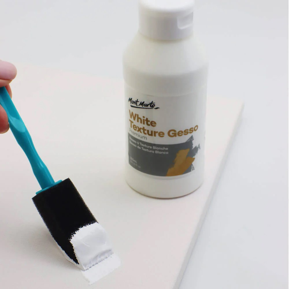Σετ πινέλων αφρού Mont Marte Foam Hobby Brush 25mm Flat Foam Brushs - 5 τεμάχια