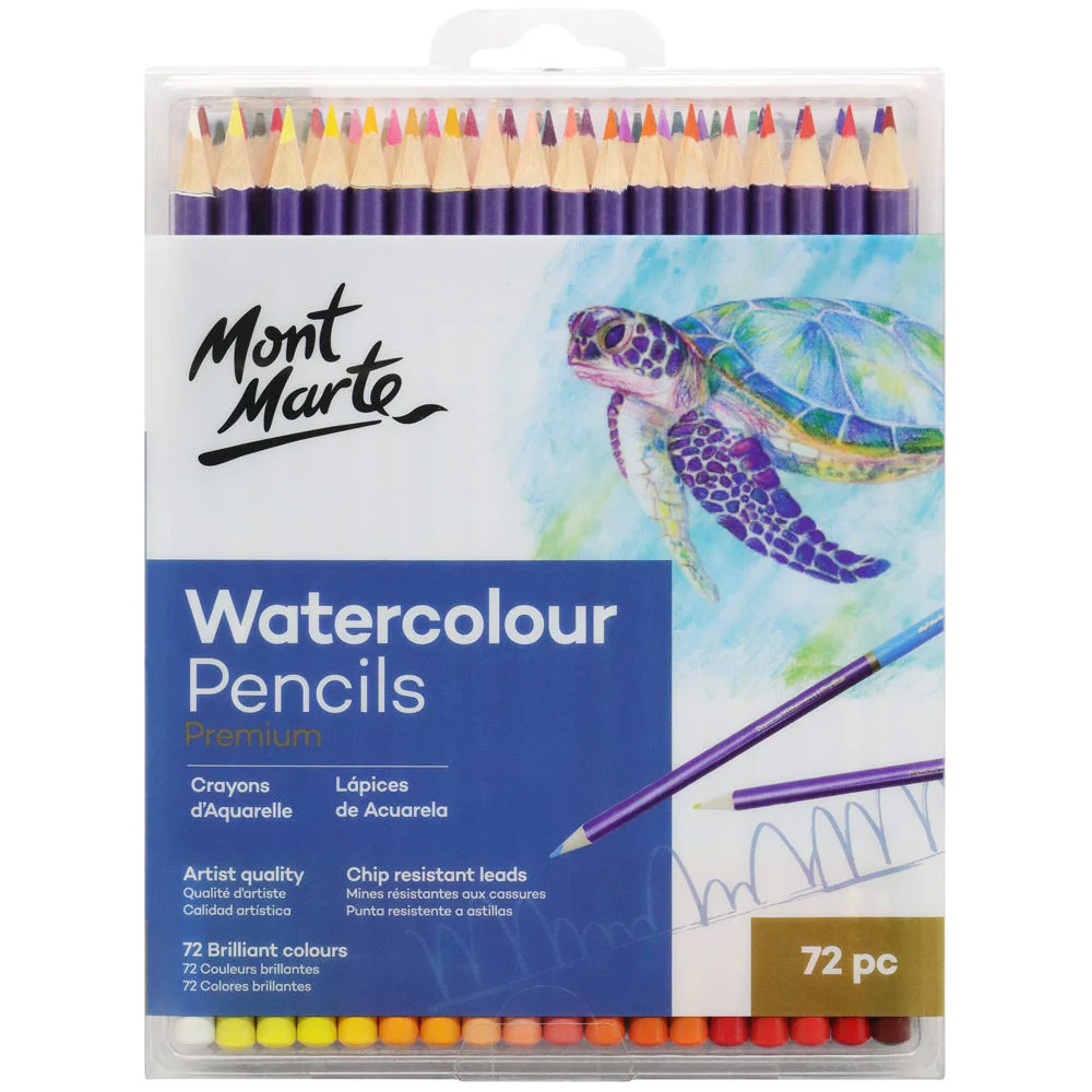 MM Watercolour Pencils Set, 72 Pieces