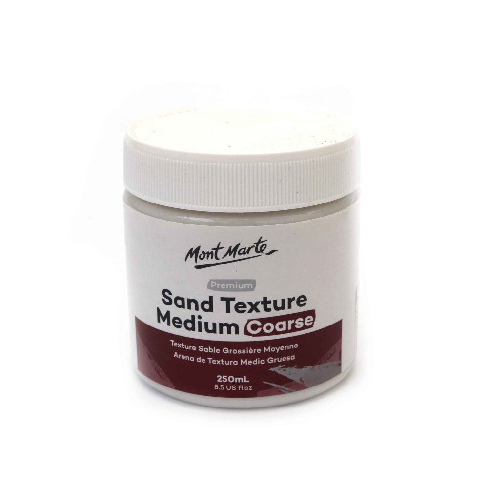 Πάστα για εφέ άμμου Mont Marte Sand Texture Medium Coarse 250 ml