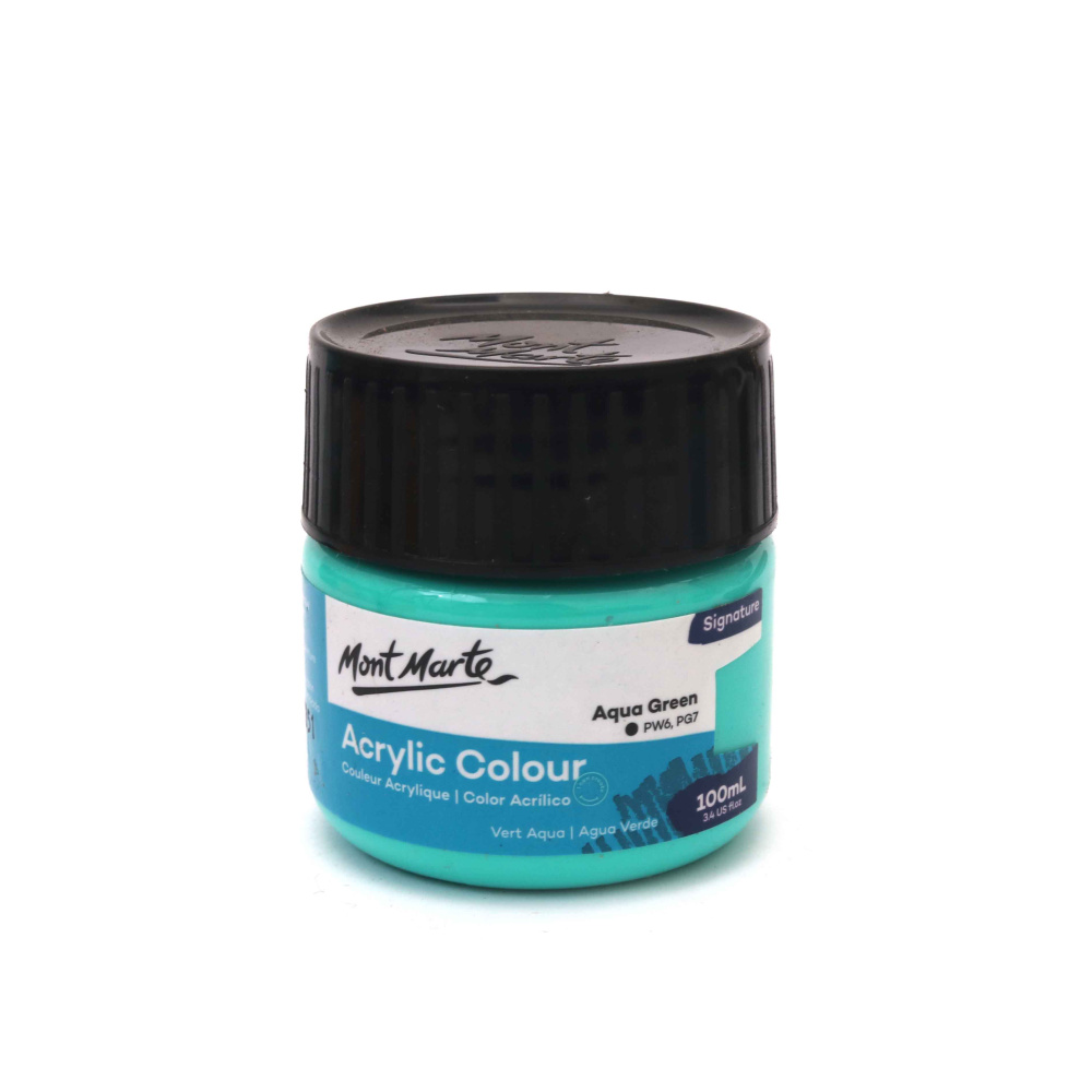 Ακρυλικό χρώμα Mont Marte Acrylic Colour Paint 100 ml - Γαλάζιο πράσινο