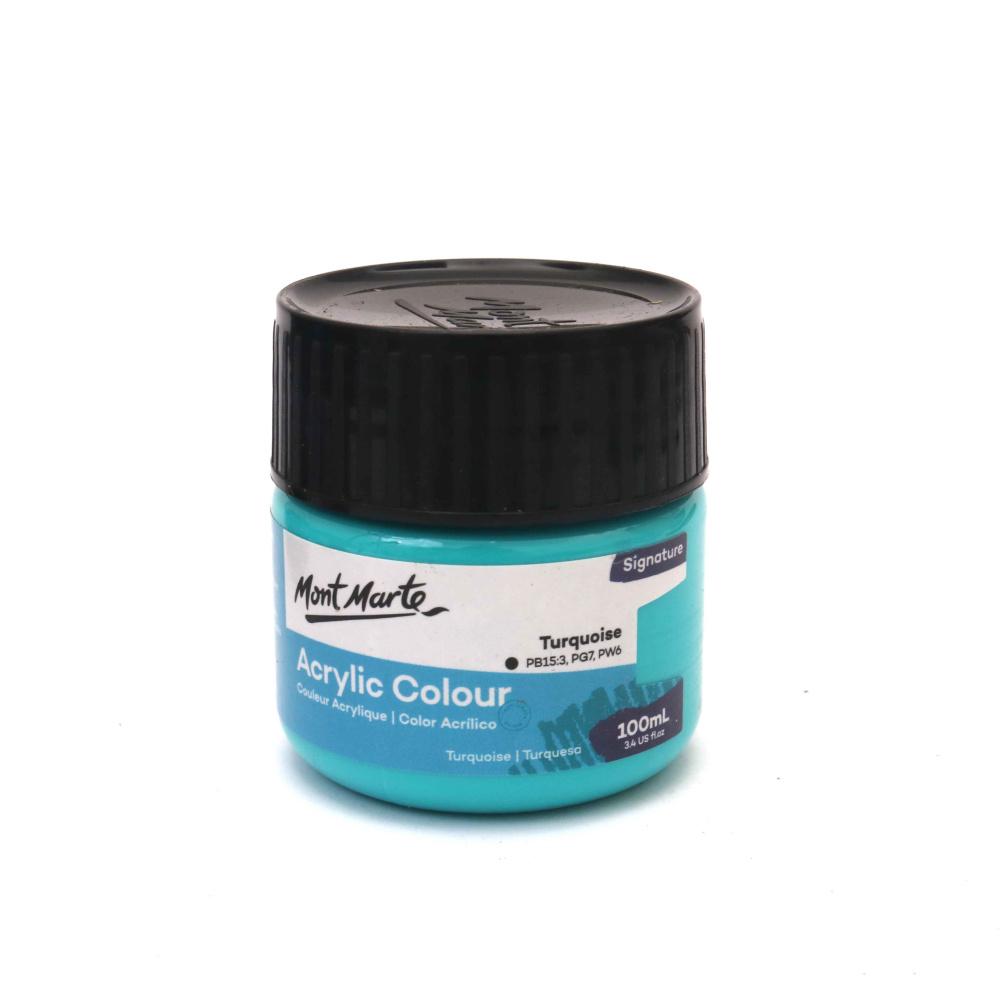 Ακρυλικό χρώμα Mont Marte Acrylic Color Paint 100 ml - Τυρκουάζ 