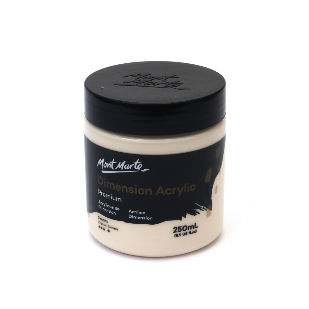 Ακρυλικό χρώμα Mont Marte Dimension Acrylic 250 ml - Cream 