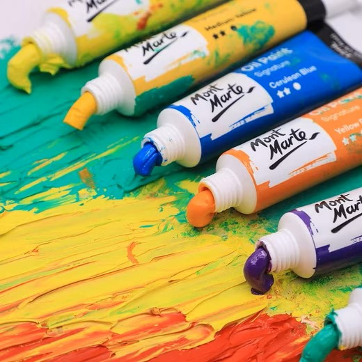Mont Marte Set di Colori a Olio, 24 Colori Assortiti da 12 ml