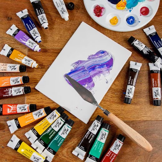 Mont Marte Set di Colori a Olio, 24 Colori Assortiti da 12 ml