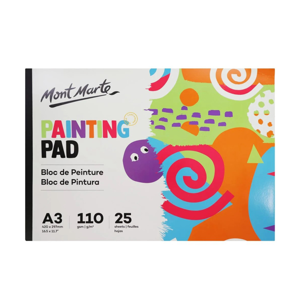 Mont Marte Blocco da disegno A3, 110 g/m², 25 fogli
