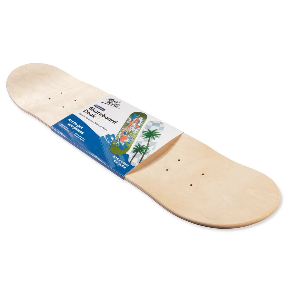 Skateboard Deck Mont Marte 20.5x80x1 cm – Durable Wooden Board for Custom Design & Street Riding