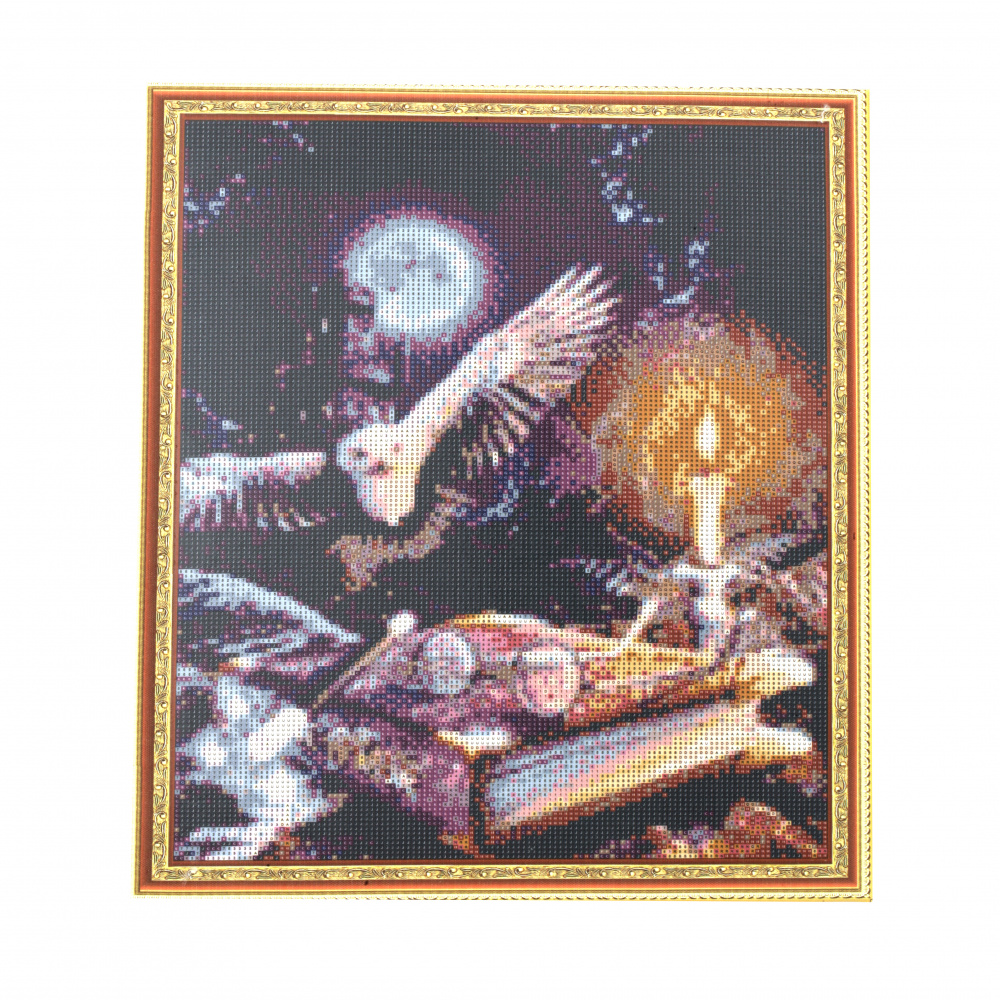 Framed DIY Diamond Painting 40x50 cm, Full Drill Embroidery, Round Crystals, Wall Decor Painting - Harry Potter YSG1375
