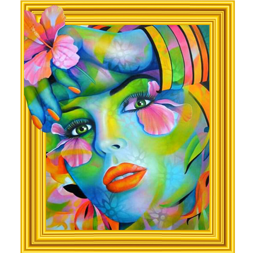 Diamond Painting 3D, 30x40 cm, Round Diamonds, Full Drill with Frame - The Bloom of Youth LT0095