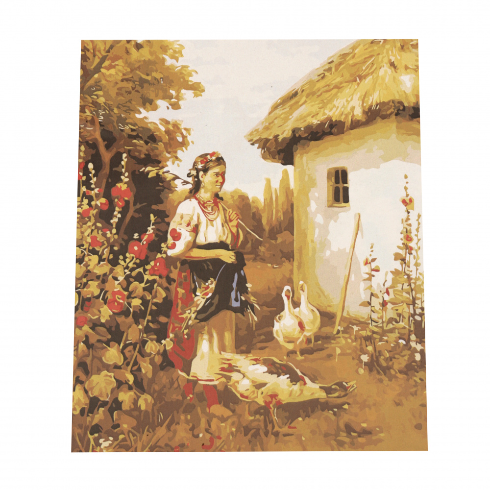 Paint by Numbers Kit, 40x50 cm - Country Girl Ms7283