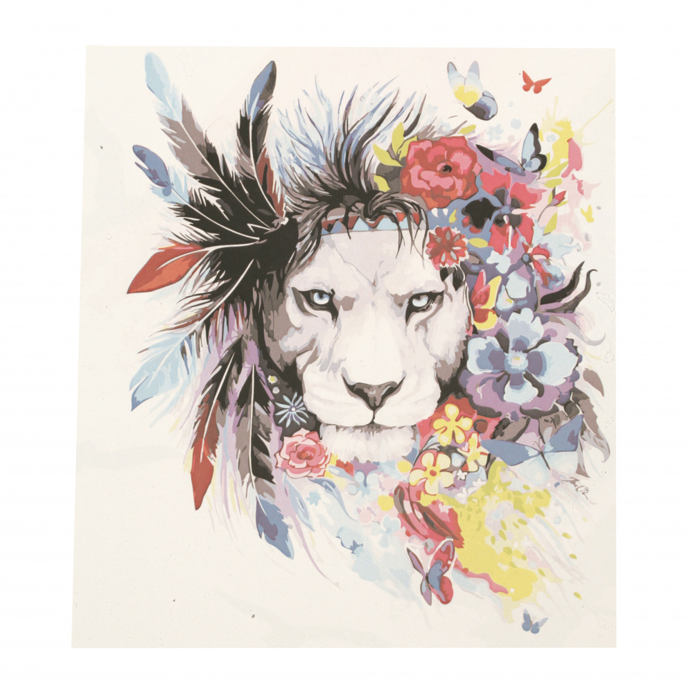 Paint by Numbers Kit, 40x50 cm - Artistic Lion Ms7584