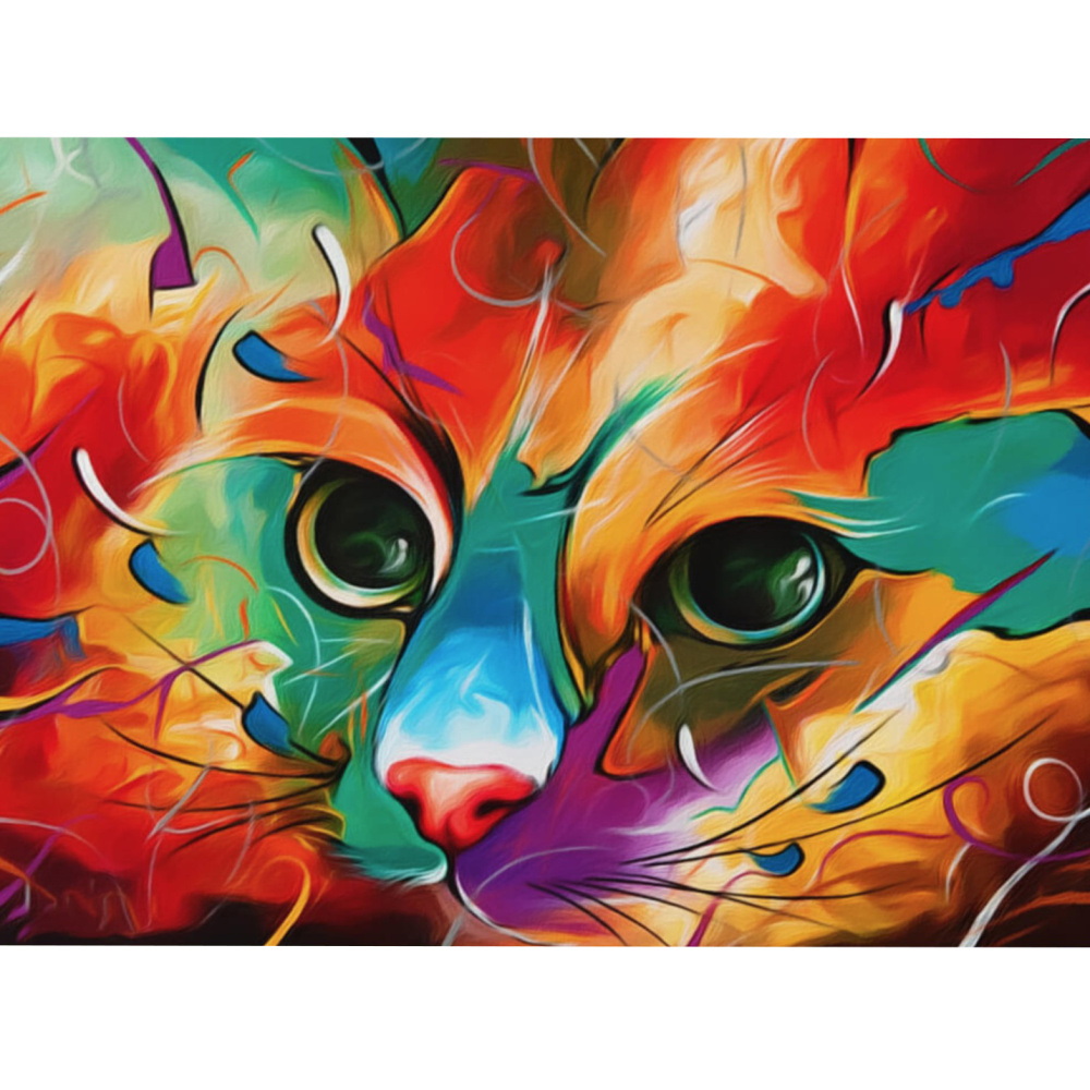 Paint by Numbers Kit, 40x50 cm - Cat's Visions BFB0424