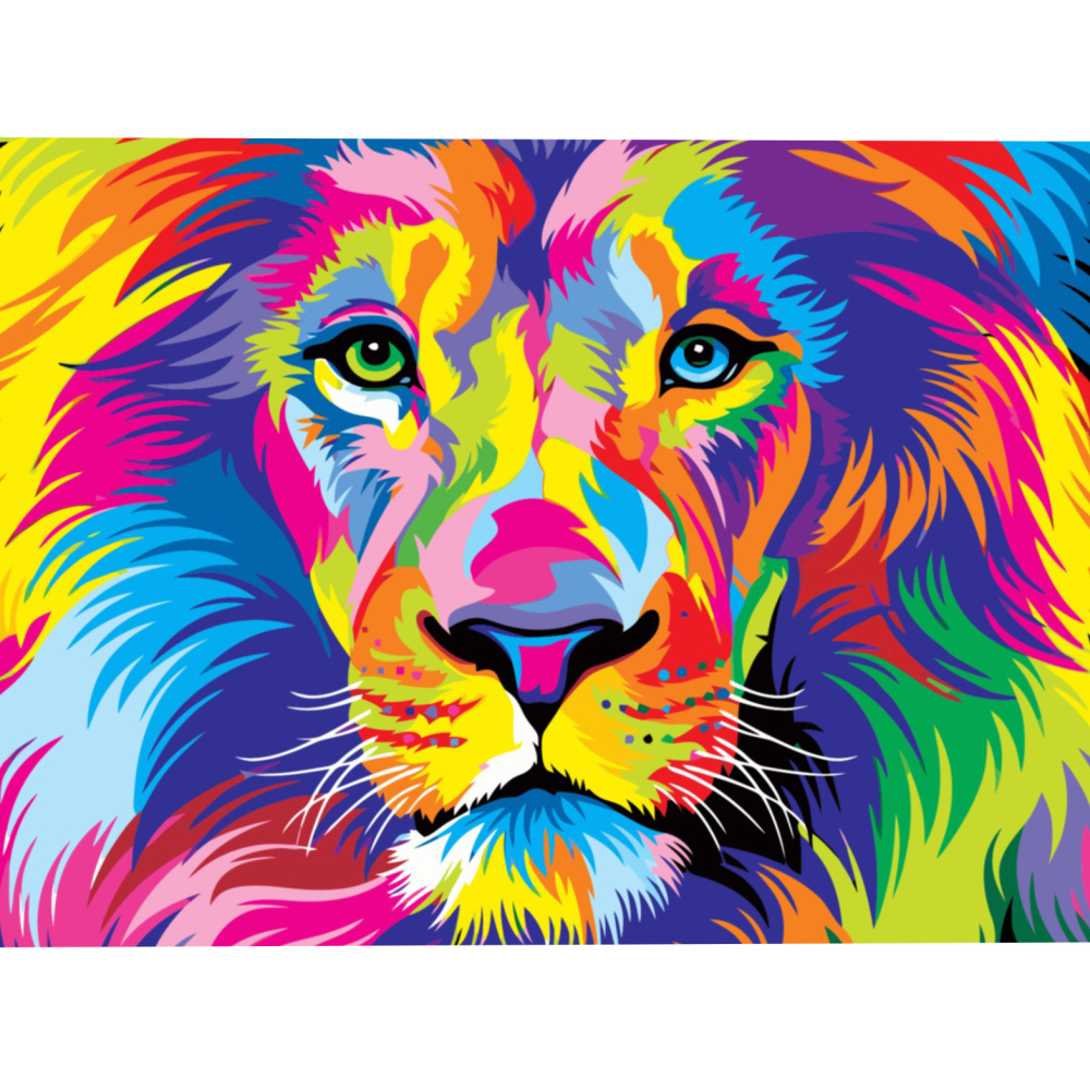 Paint by Numbers Kit, 40x50 cm - Lion's Colors BFB0163