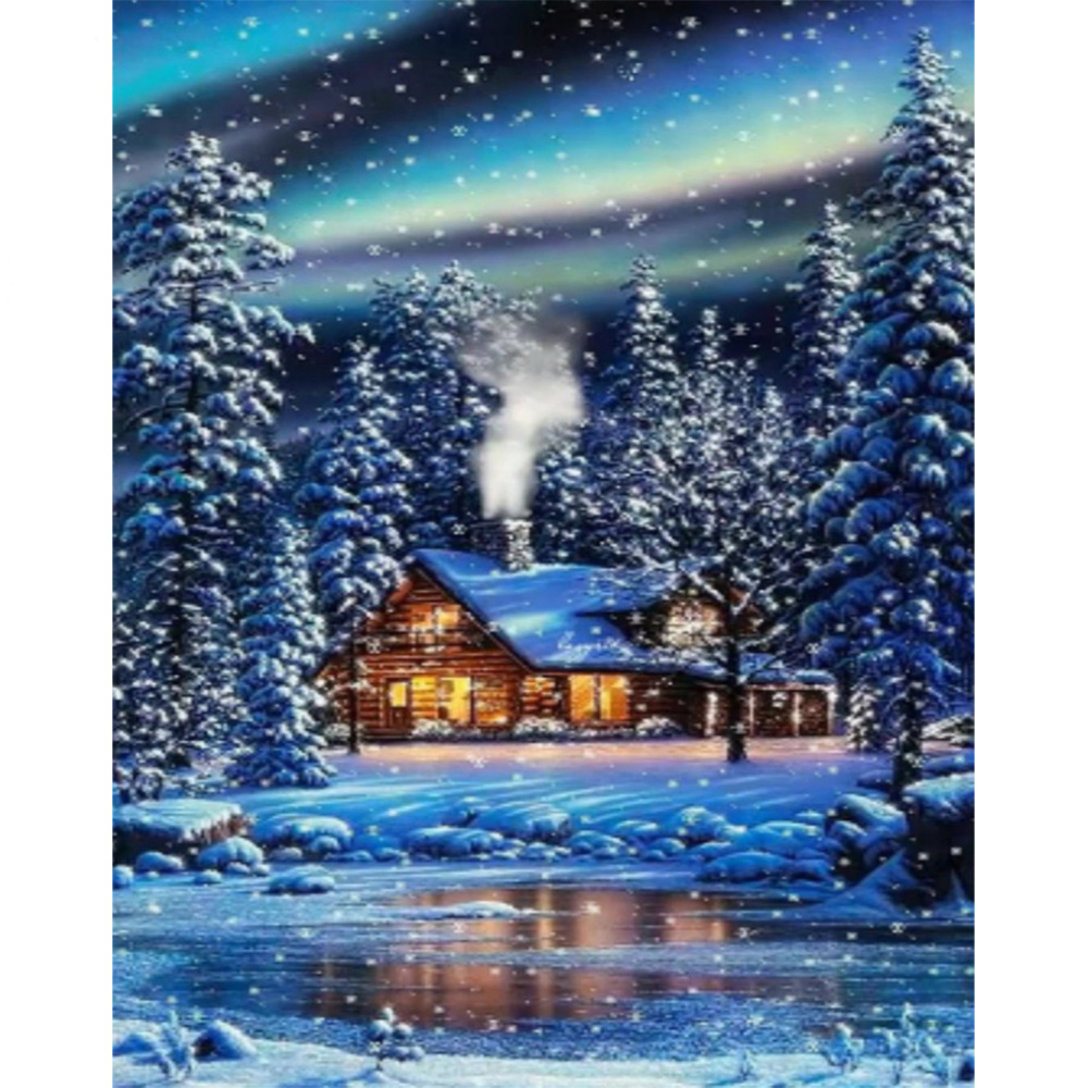 DIY Paint by Number Kit / 30x40 cm - On the Eve of Christmas, BFB0428