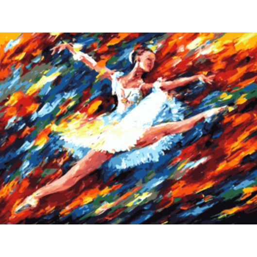 Painting by Numbers / 30x40 cm - Ballet Mastery, BFB1061
