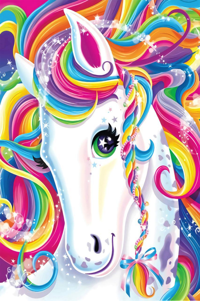 Paint by Numbers Kit 30x40 cm - Colorful Pony BFB1345