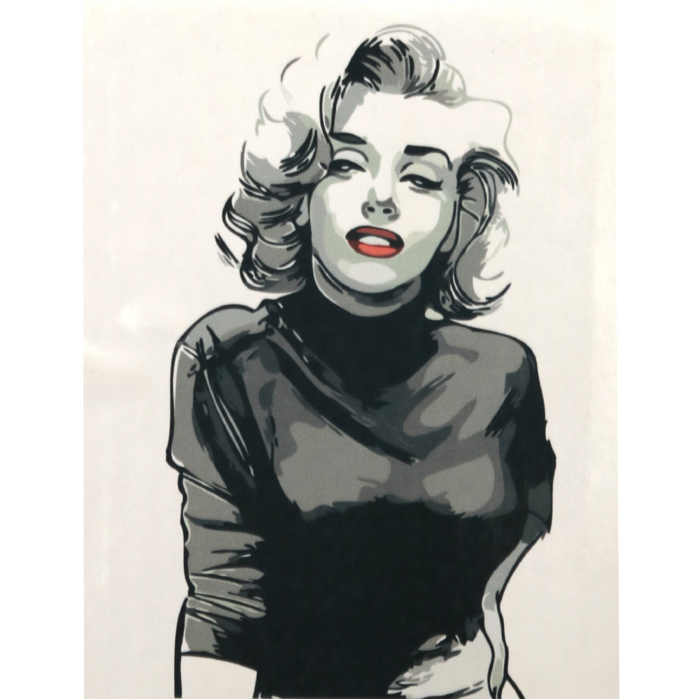 Kit vopsea dupa numere 20x30 cm - Marilyn Monroe RAS20689