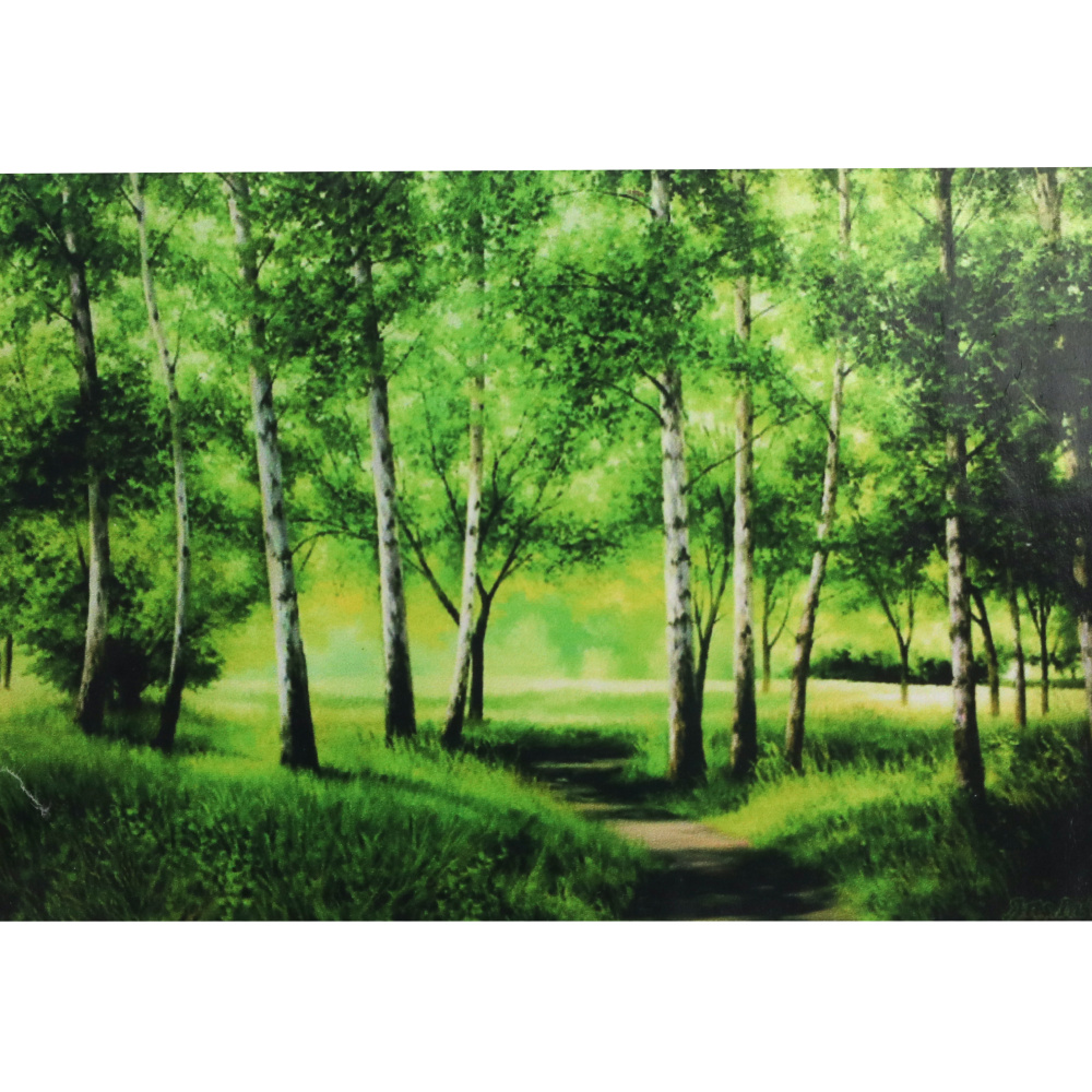Paint by Number Kit 20x30 cm - Green Forest, RAS2285